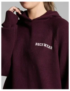Rockwear Heritage Knit Hoodie Cherry Cola