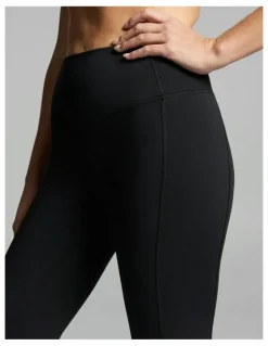 Rockwear No Front Seam Thermal Flared Tights Black