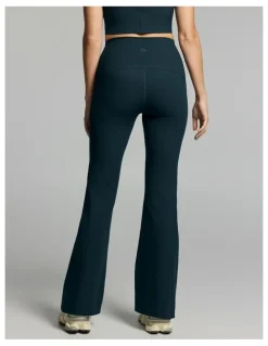 Rockwear Rib Luxesoft Slim Flared Tights Teal