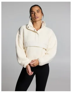 Rockwear Sherpa Half Zip Cream