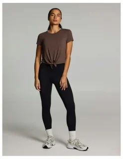 Rockwear Tie Front Tee Carob