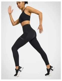 Rockwear Velocity Pocket Full Length Tights in Black