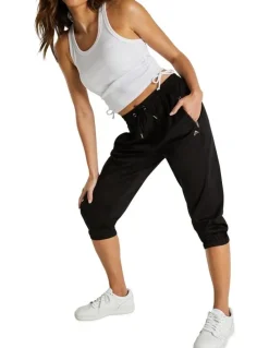 Rockwear Woven 3/4 Jogger in Black