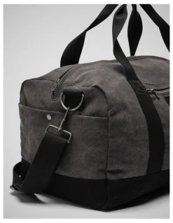 Rodd & Gunn Foxton Duffle Bag in Charcoal/ Onyx