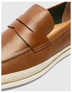 Rodd & Gunn Huaraki Jute Loafer in Cognac