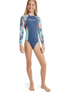 Roxy Active One Piece Rash Vest in Indigo