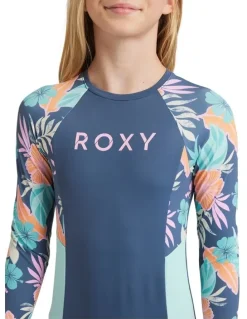Roxy Active One Piece Rash Vest in Indigo