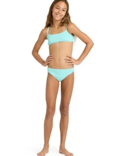 ROXY Aruba Bralette Two Piece in Aqua Splash