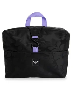 Roxy Cute Plane Toiletry Bag in Black