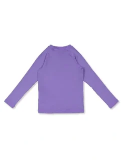 Roxy Girls 2-7 Essential Long Sleeve Rashguard in Purple