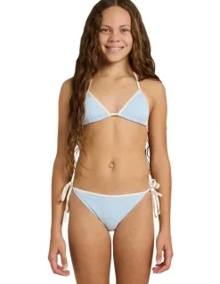 Roxy Girls 8-16 Kauai Tiki Tri Two Piece in Blue