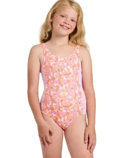 Roxy Girls 8-16 Rg Petal Party One Piece Swimsuit in Assorted