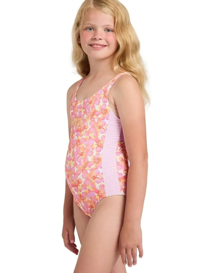Roxy Girls 8-16 Rg Petal Party One Piece Swimsuit in Assorted