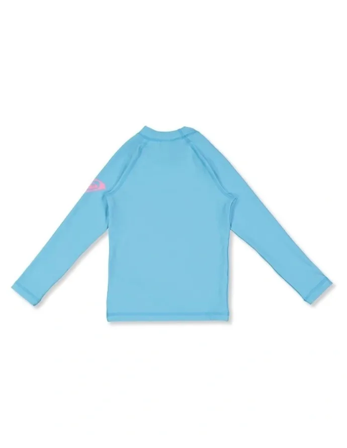 Roxy Girls 2-7 Roxy Heater Long Sleeve Rashguard in Blue