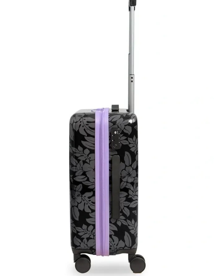 Roxy Like A Seashell 39L Roller Suitcase in Black