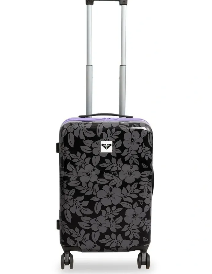 Roxy Like A Seashell 39L Roller Suitcase in Black