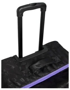 Roxy Long Haul Travel Bag Rolling Suitcase in Black