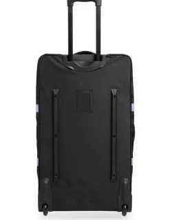 Roxy Long Haul Travel Bag Rolling Suitcase in Black