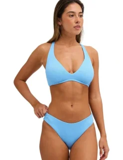 Roxy Oceana V Halter Bikini Top in Assorted