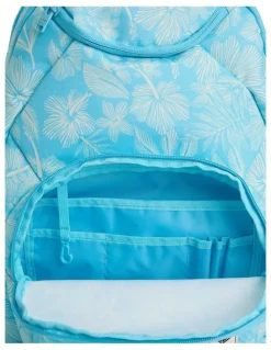 Roxy Shadow Swell Printed Medium Backpack in Blue