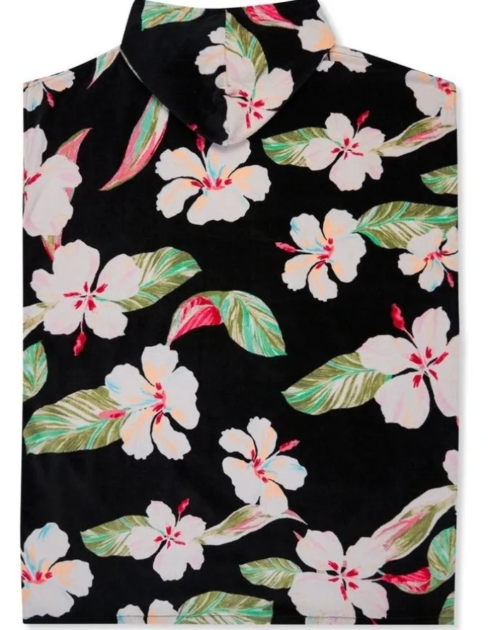 Roxy Stay Magical Printed Hooded Towel Black