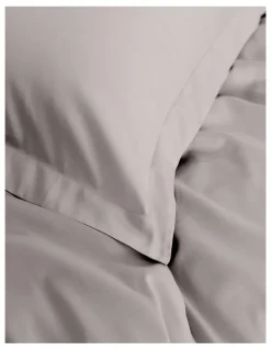 Royal Comfort Balmain 1000TC Bamboo Cotton Quilt Cover Set in Light Brown