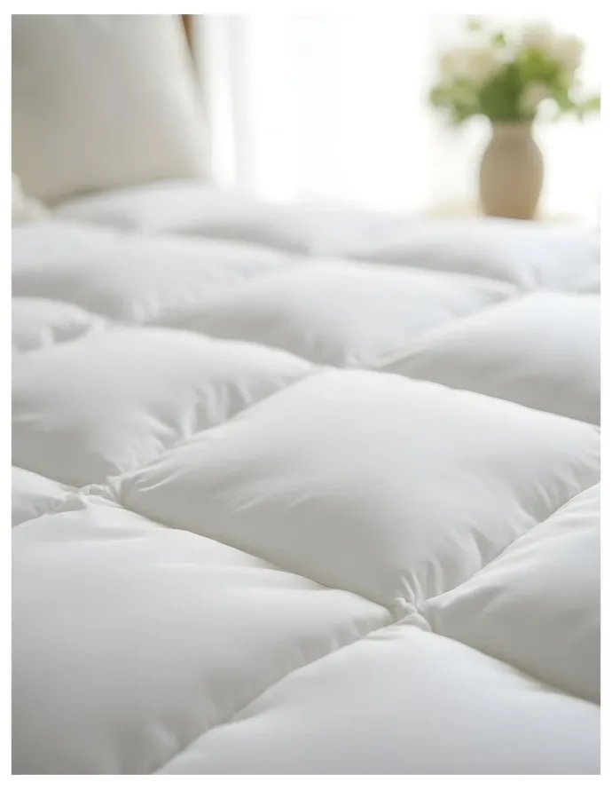 Royal Comfort 50% Duck Down 50% Duck Feather 500 Gsm Quilt in White