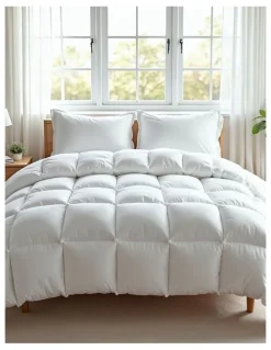 Royal Comfort 50% Duck Down 50% Duck Feather 500 Gsm Quilt in White