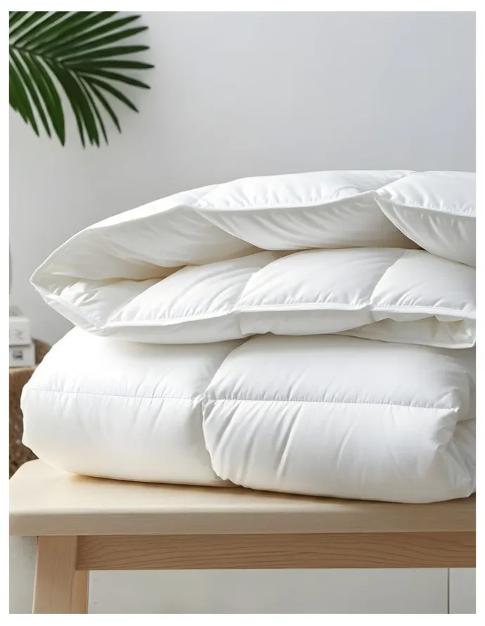 Royal Comfort 50% Duck Down 50% Duck Feather 500 Gsm Quilt in White