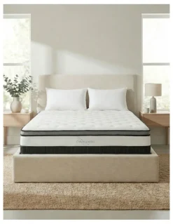 Royal Comfort Euro Top Mattress Medium Firm Hybrid Design in White
