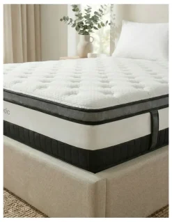 Royal Comfort Euro Top Mattress Medium Firm Hybrid Design in White