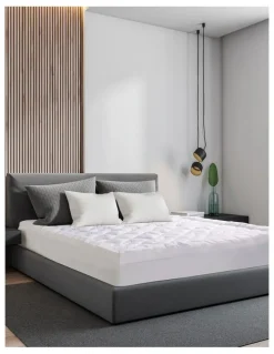 Royal Comfort 1200GSM Deluxe 7-Zone Breathable Mattress Topper