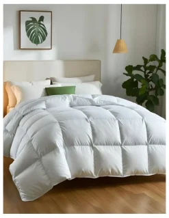 Royal Comfort 800GSM Silk Blend Quilt Ultra Warm Duvet in White