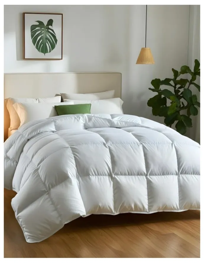 Royal Comfort 800GSM Silk Blend Quilt Ultra Warm Duvet in White