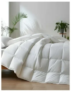 Royal Comfort 800GSM Silk Blend Quilt Ultra Warm Duvet in White