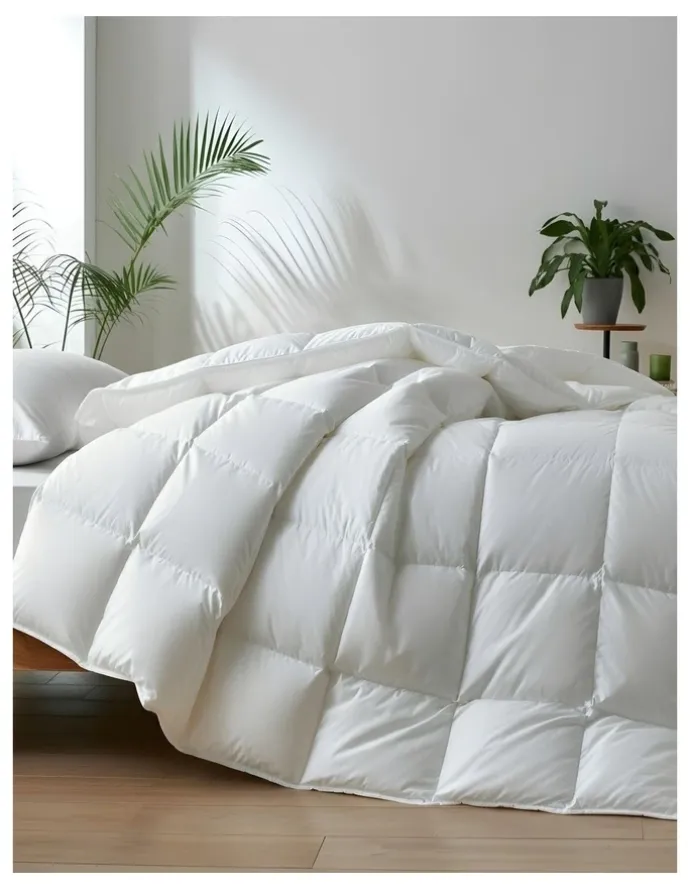 Royal Comfort 800GSM Silk Blend Quilt Ultra Warm Duvet in White