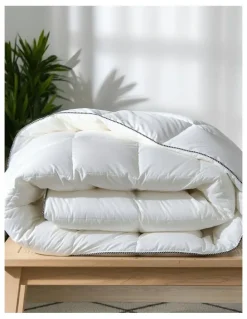 Royal Comfort Luxury Soft Bamboo 350GSM All-Seasons Quilt Duvet All Sizes in White