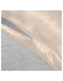 Royal Comfort Mulberry Silk Pillowcase Twin Pack with Gift Box in Champagne Pink