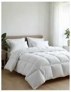 Royal Comfort Plush Duck Feather Down Quilt 500Gsm in White