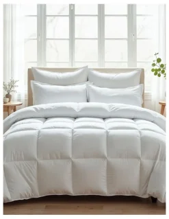 Royal Comfort Plush Duck Feather Down Quilt 500Gsm in White