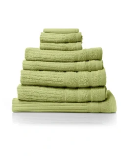Royal Comfort Royal Comfort Eden Cotton Towel Pack 600GSM 8 Piece in Spearmint