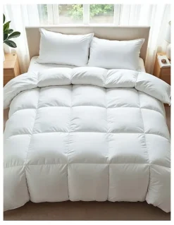 Royal Comfort Soft Touch Deluxe Goose Feather and Down Quilt 500GSM in White