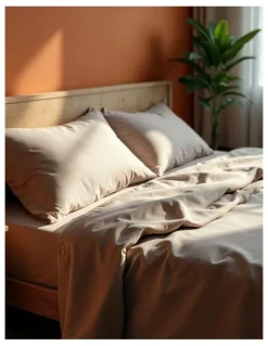 Royal Comfort 1000TC Bamboo Blended Sheet Set in Light Brown