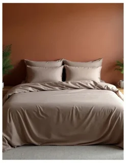 Royal Comfort 1000TC Bamboo Blended Sheet Set in Light Brown