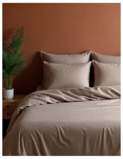 Royal Comfort 1000TC Bamboo Blended Sheet Set in Light Brown