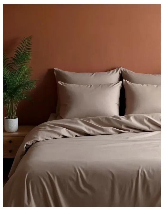 Royal Comfort 1000TC Bamboo Blended Sheet Set in Light Brown