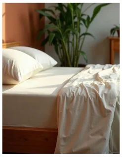 Royal Comfort 1000TC Bamboo Cooling Sheet Set - King Size, Hypoallergenic & Breathable in Dark Ivory