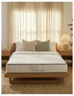 Royal Comfort 5-Zone Bonnell Spring Mattress Medium-Firm Memory Foam 21cm in White