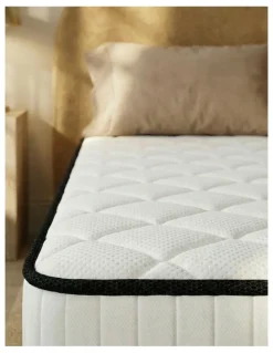 Royal Comfort 5-Zone Bonnell Spring Mattress Medium Feel 21cm in White