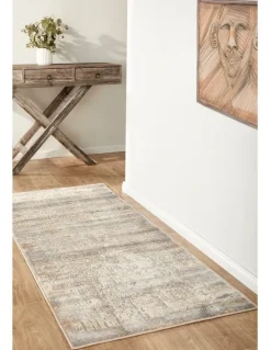 Rug Culture Bronte Nola Runner Rug in Grey